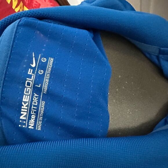 Nike FitDry Cowboy Club Mens Large Short Sleeve Polo - Picture 5 of 6